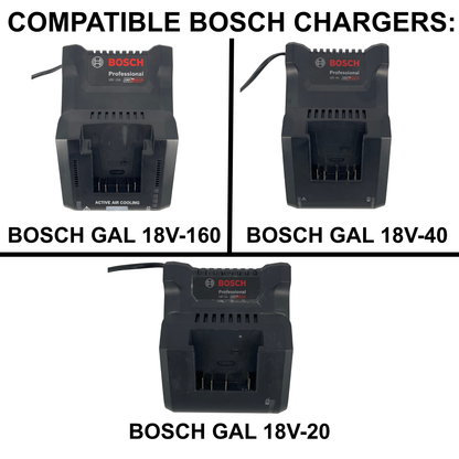 Bosch Akku- & Ladegerät-Tragesystem – Tragbarer Organizer für bis zu 12 Akkus (12V & 18V)