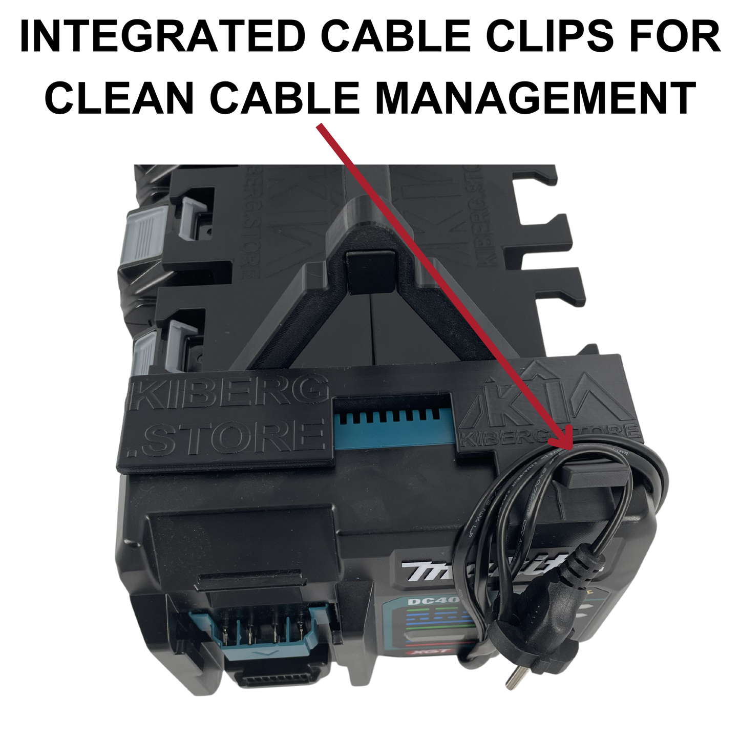 Makita 40V Akku- & Ladegerät-Tragesystem (bis zu 18 Akkus)