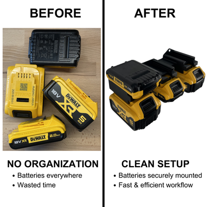 DeWalt 18V Akku Wandhalter (2-8 Slots)