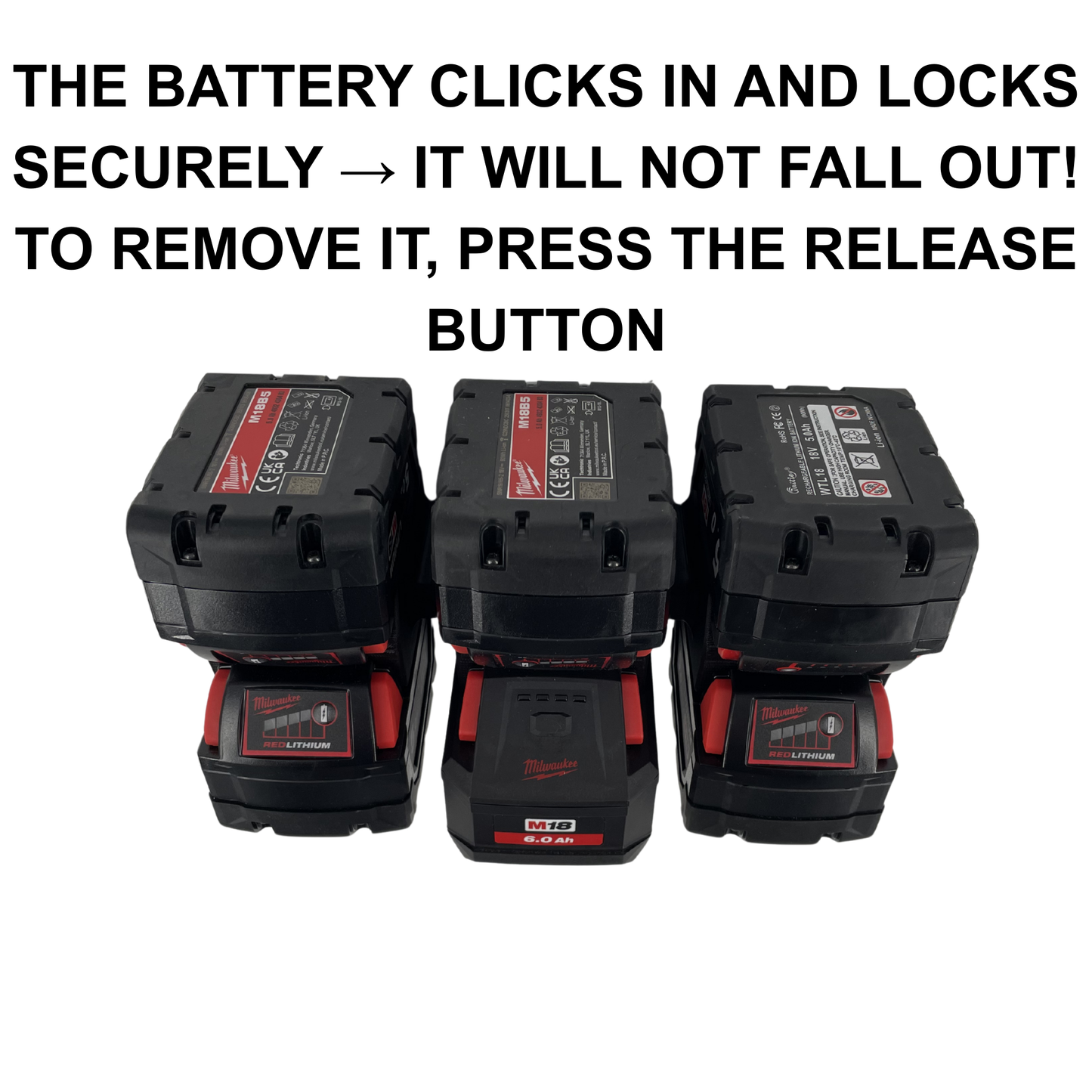 Milwaukee M18 Akku Wandhalter (2-8 Slots)