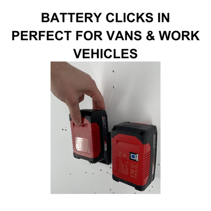 KIBERG Wandhalterung für Einhell 18V Power X-Change | Klick-Verschluss | Akku-Organizer