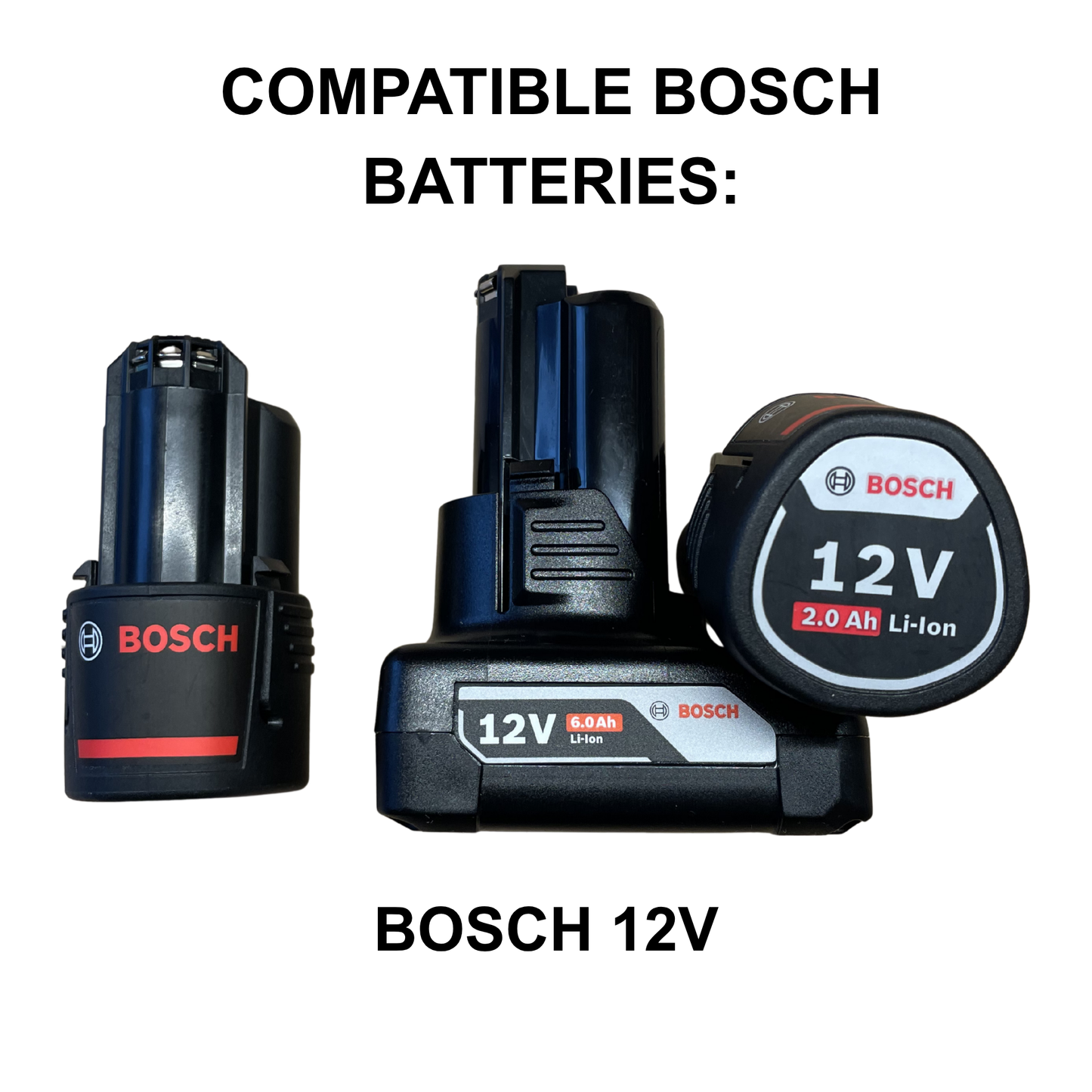 KIBERG Wandhalterung für Bosch 12V Akkus | Klick-System | Werkstatt & Transporter Organizer