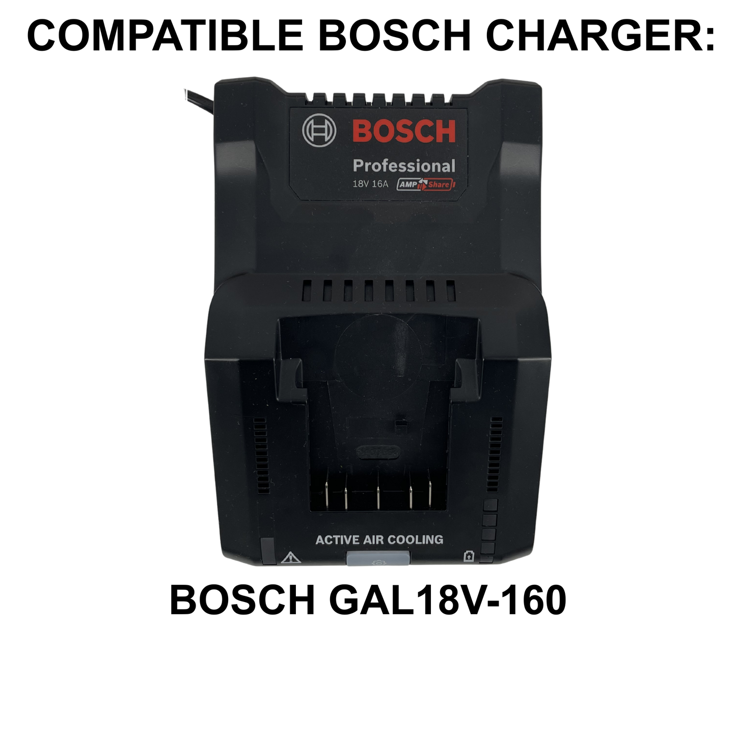 Bosch GAL18V-160 Wandhalterung mit Akkuhalter (2-4 Akkuplätze)