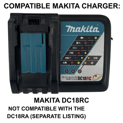 Makita DC18RC Wandhalterung mit Akkuhalter (2-4 Akkuplätze)