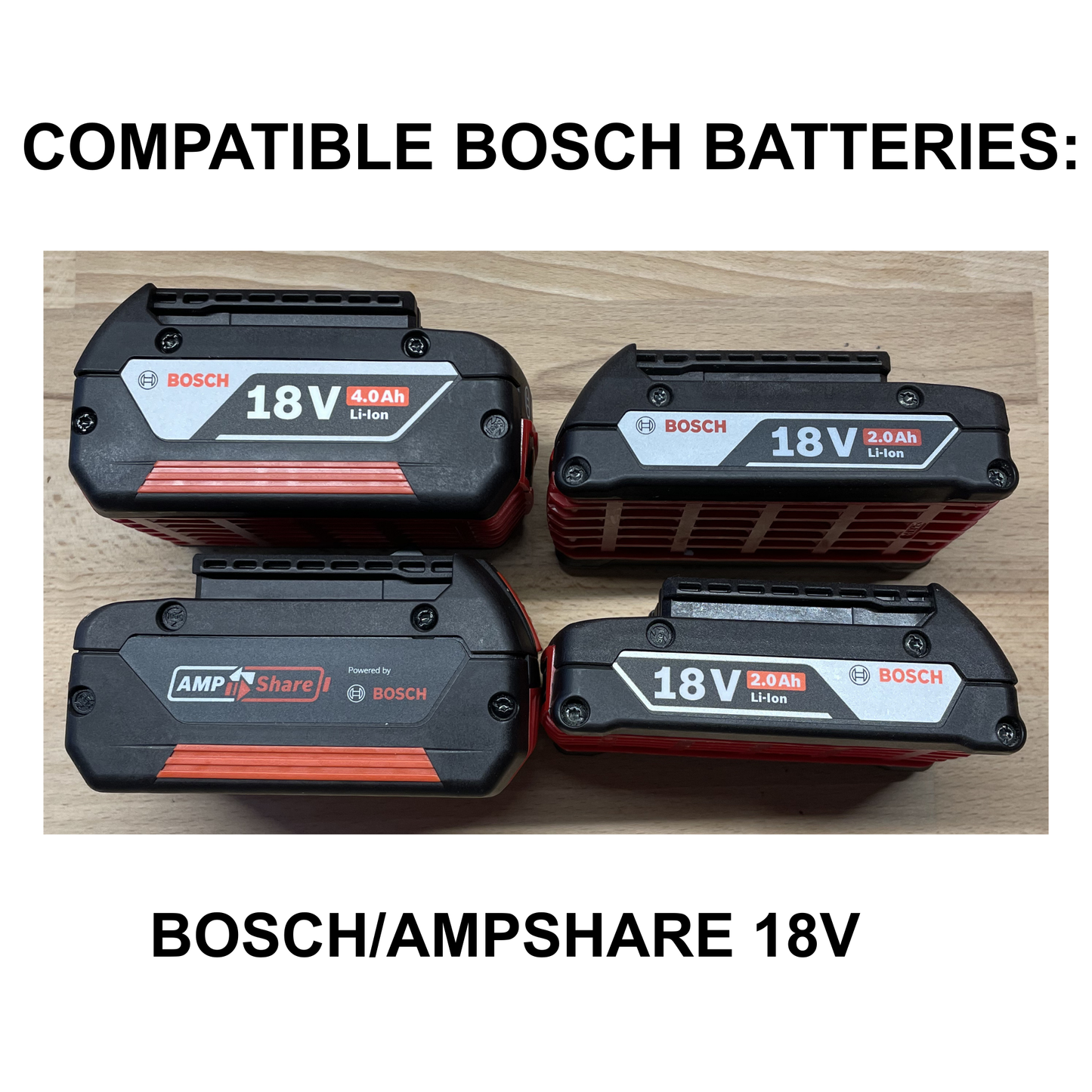 Bosch 18V Akku Wandhalter (2-6 Slots)