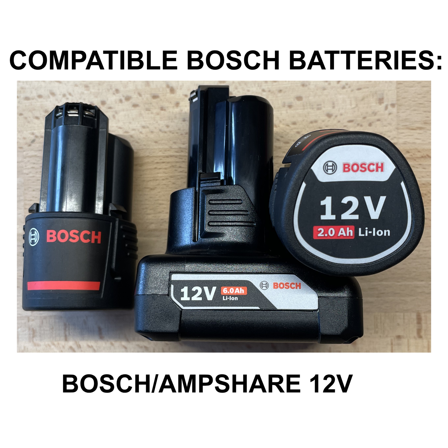 KIBERG Akku-Wandhalterung für Bosch 12V & Ampshare 12V | Click-In Lock | 2 oder 4 Akku-Plätze | Werkstatt