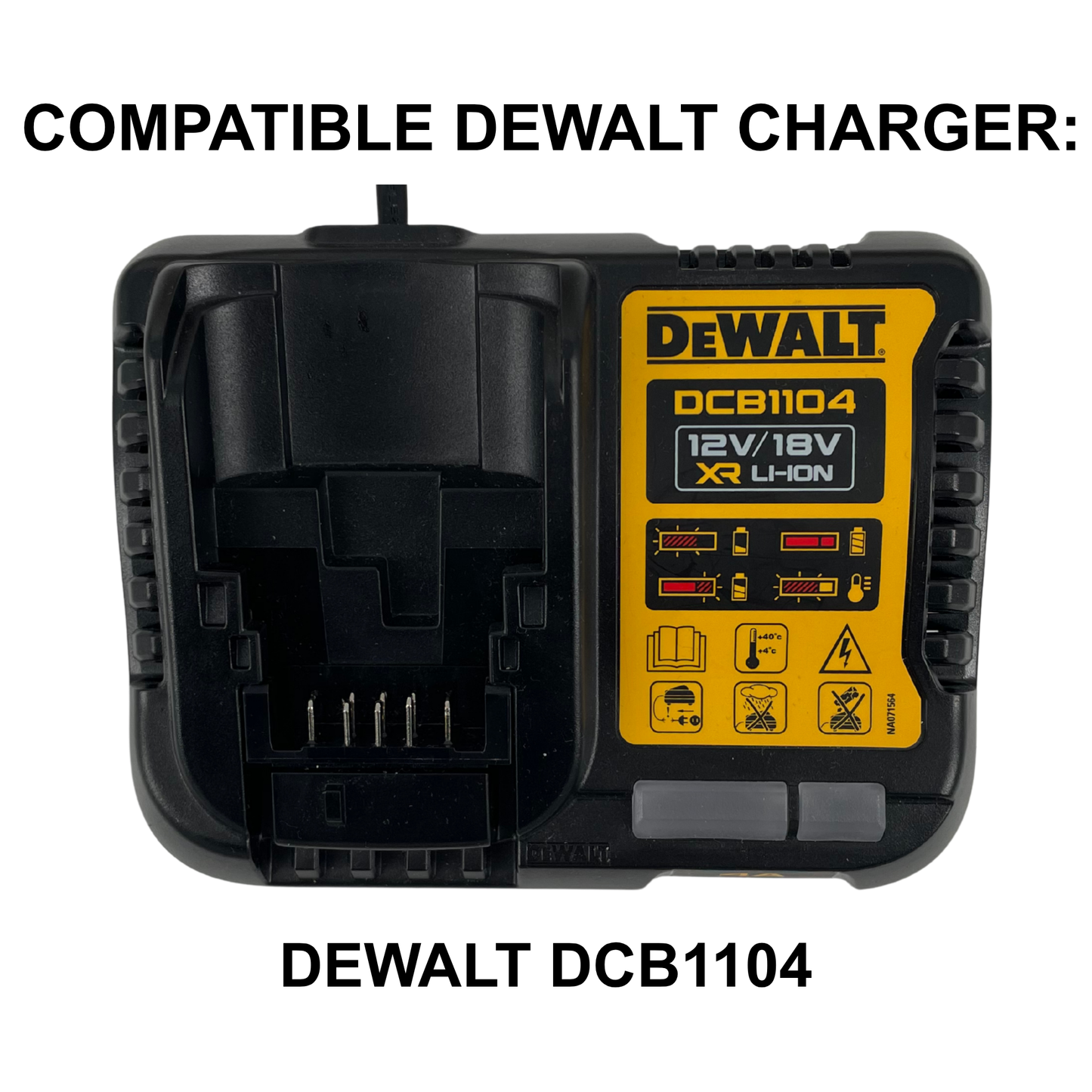 Personalisiertes DEWALT Akku- & Ladegerät-Tragesystem (bis zu 12 18V Akkus)