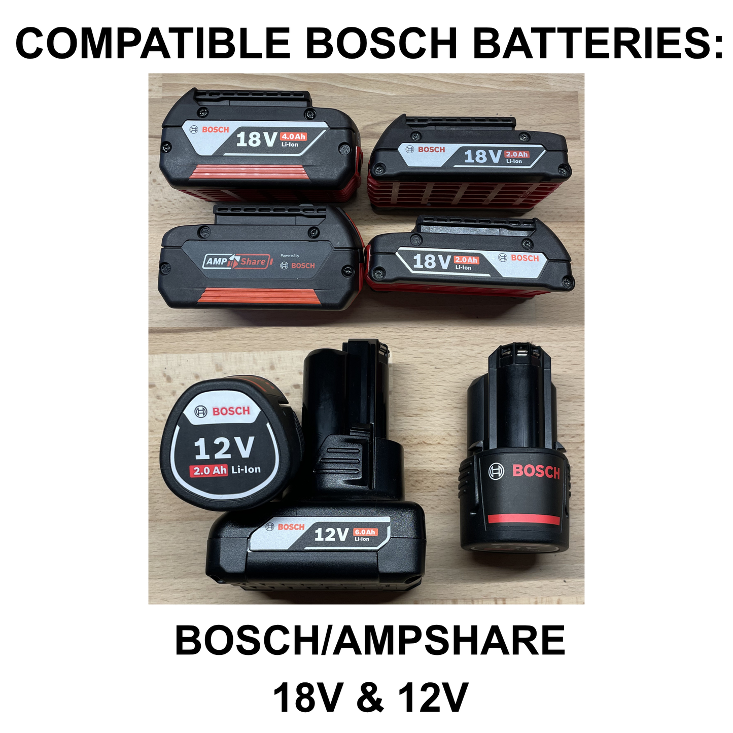 Personalisierter KIBERG Akkuträger für Bosch 18V & 12V | Wunschtext Gravur | Geschenk Handwerker