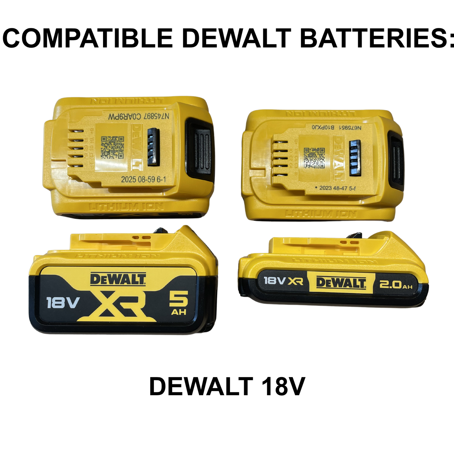 Personalisierter KIBERG Akkuträger für DeWalt 18V | Individuelle Gravur | 4 oder 6 Akkus | Geschenk Handwerker