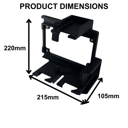 Makita DC18RC Wandhalterung mit Akkuhalter (2-4 Akkuplätze)