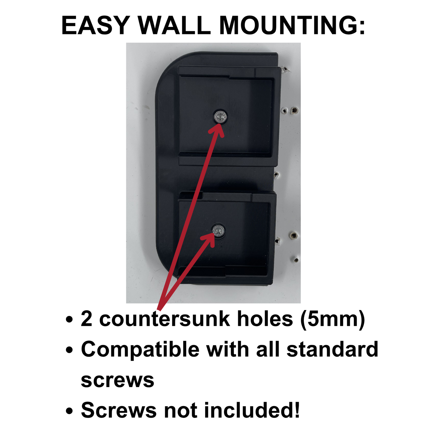 KIBERG Wandhalterung für Makita 18V Dual-Akku-Werkzeuge | High & Low Profile | Heckenschere & Kettensäge