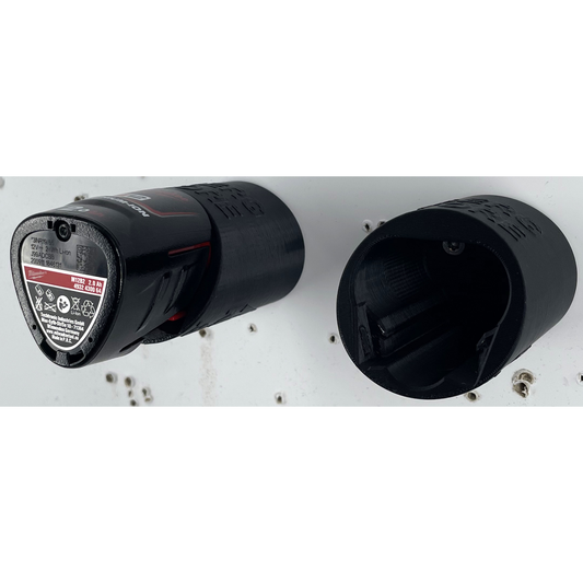 Akku-Wandhalterung für Milwaukee M12 | Click-in-System | Werkstatt & Transporter