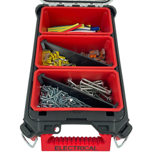 KIBERG Trennwand für Milwaukee Packout Organizer | volle Höhe | 2er Set für sortierte Kleinteile