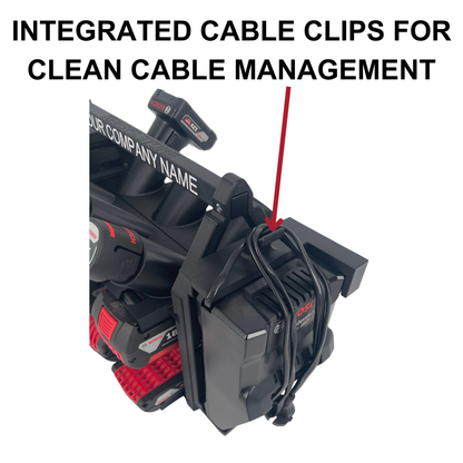 Personalisiertes Bosch Akku- & Ladegerät-Tragesystem (bis zu 18 Akkus)