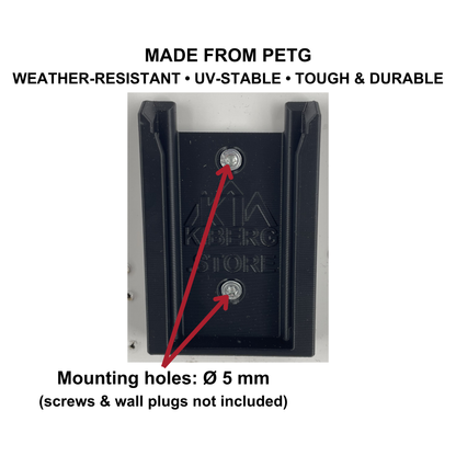 KIBERG Wandhalterung für Einhell 18V Power X-Change Akku | Slide-In System | Werkstatt-Organizer