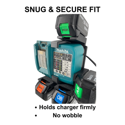 Makita DC18RA Wandhalterung mit Akkuhalter (2–4 Akkuplätze)