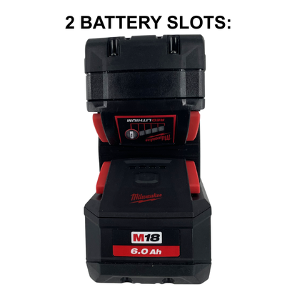 Milwaukee M18 Akku Wandhalter (2-8 Slots)
