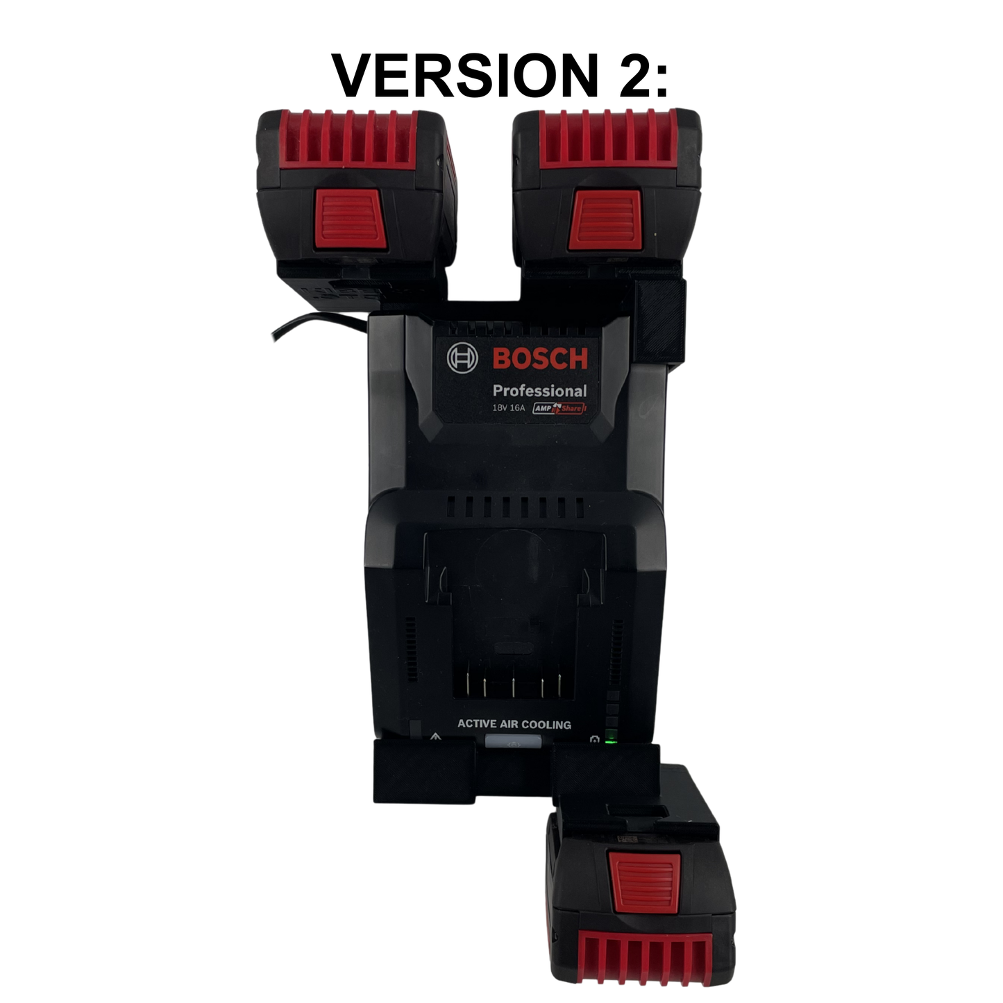 Bosch GAL18V-160 Wandhalterung mit Akkuhalter (2-4 Akkuplätze)