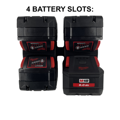 Milwaukee M18 Akku Wandhalter (2-8 Slots)