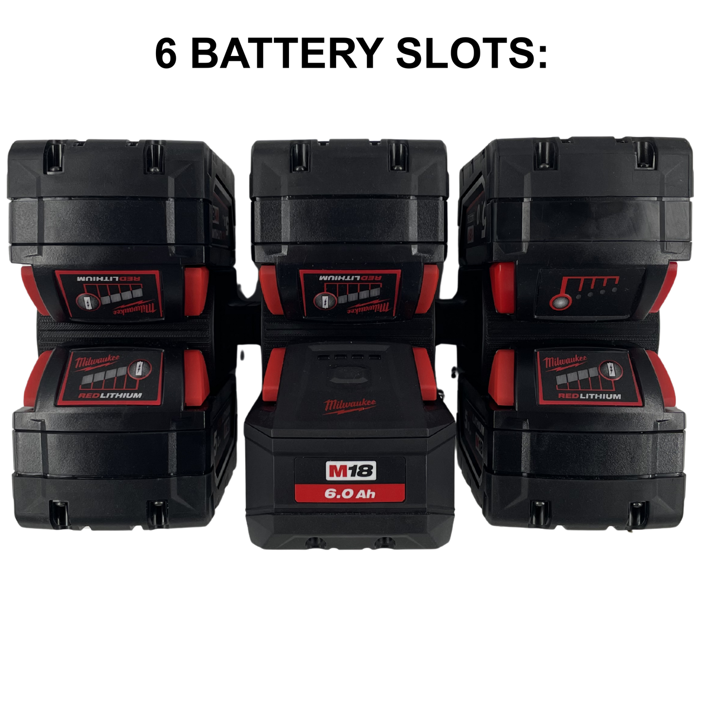 Milwaukee M18 Akku Wandhalter (2-8 Slots)