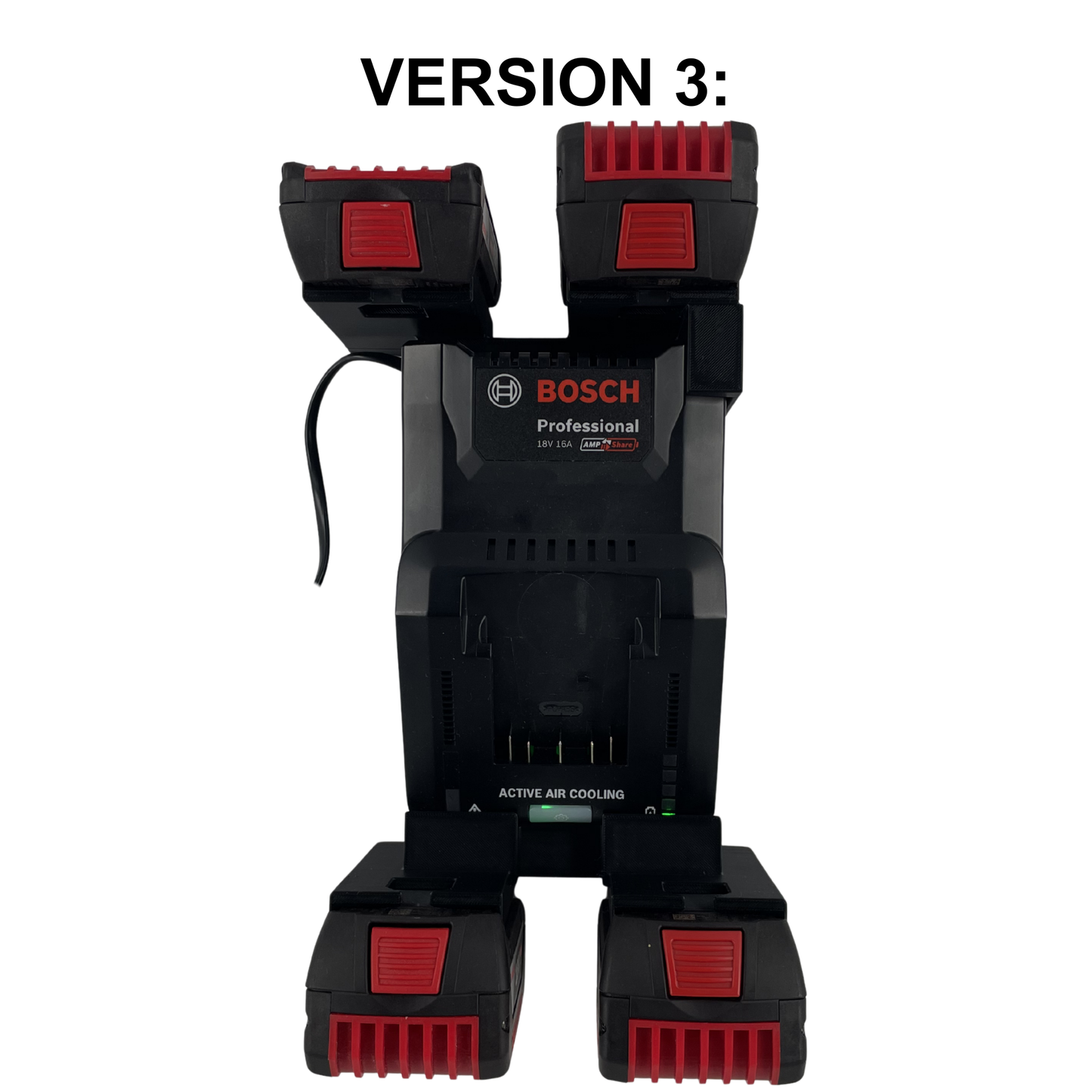 Bosch GAL18V-160 Wandhalterung mit Akkuhalter (2-4 Akkuplätze)