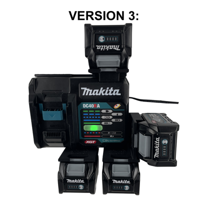 Makita DC40RA Wandhalterung mit Akkuhalter (2-4 Akkuplätze)