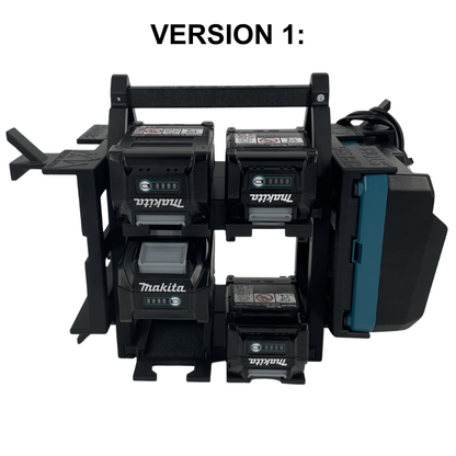 Makita 40V Akku- & Ladegerät-Tragesystem (bis zu 12 Akkus)