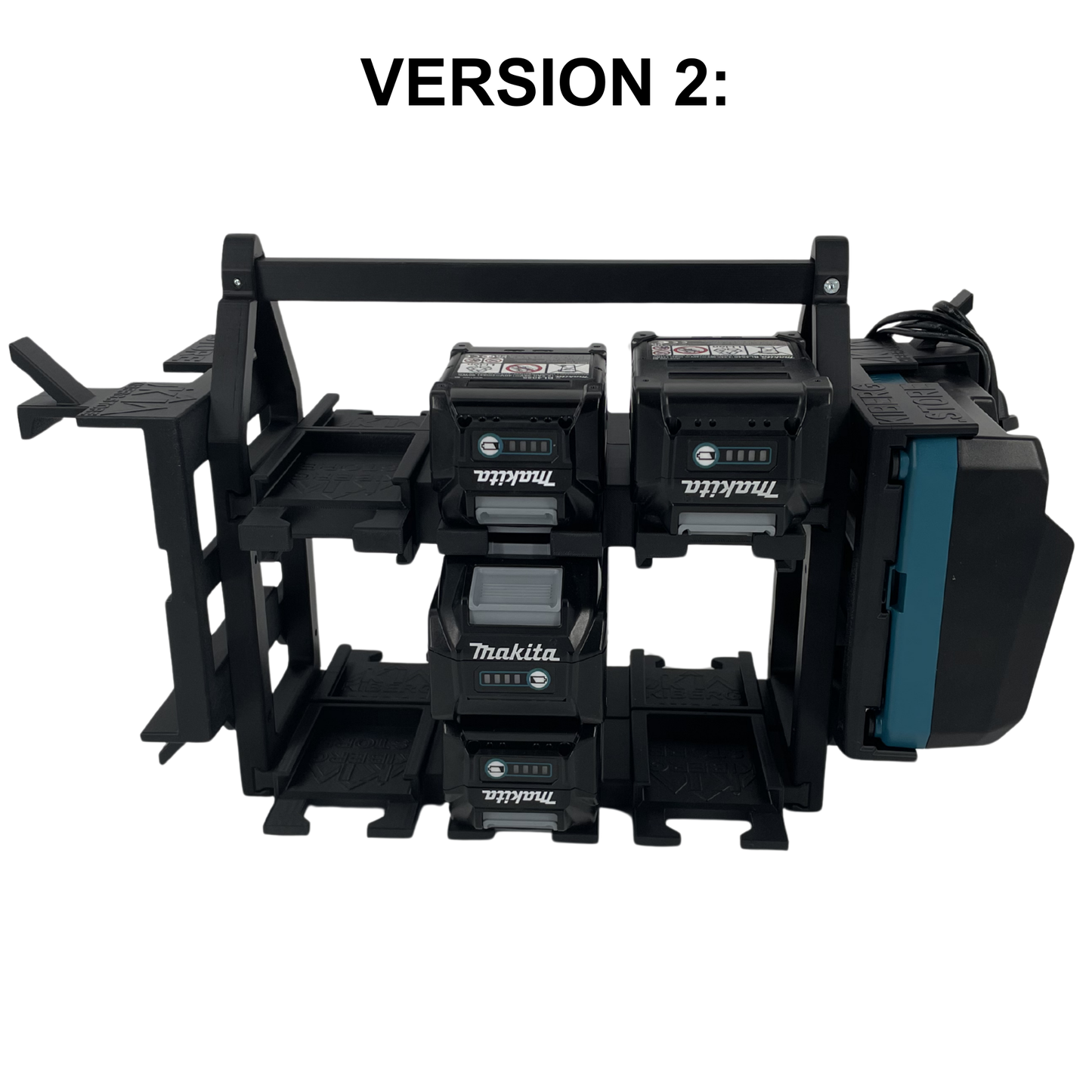 Makita 40V Akku- & Ladegerät-Tragesystem (bis zu 18 Akkus)