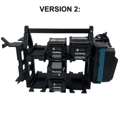 Makita 40V Akku- & Ladegerät-Tragesystem (bis zu 18 Akkus)