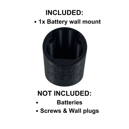 Akku-Wandhalterung für Milwaukee M12 | Click-in-System | Werkstatt & Transporter
