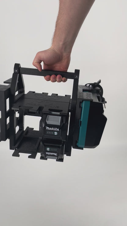 Makita 40V Akku- & Ladegerät-Tragesystem (bis zu 12 Akkus)
