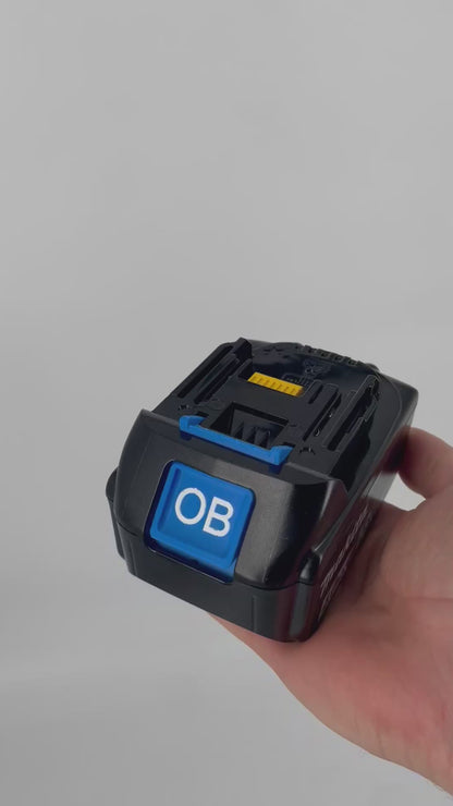 Personalisierter Zweifärbiger Makita 18V Akku Knopf