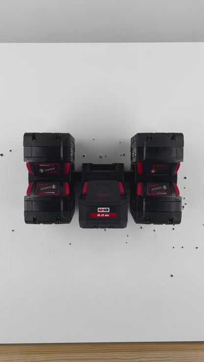 Milwaukee M18 Akku Wandhalter (2-8 Slots)